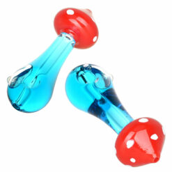 Shop Mushroom Mojo Glycerin Hand Pipe - 4.25" / Colors Vary in australian