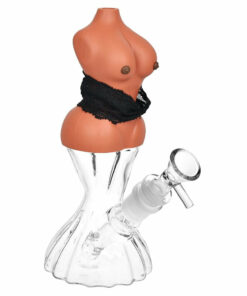 Shop Buxom Body w/ Removable Bra Glass & Silicone Water Pipe - 8