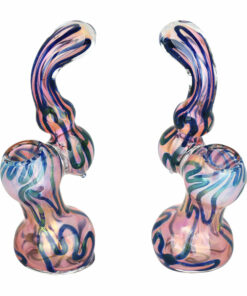 Shop DNA Twist Gold Fumed Sherlock Bubbler - 5.5" in australian