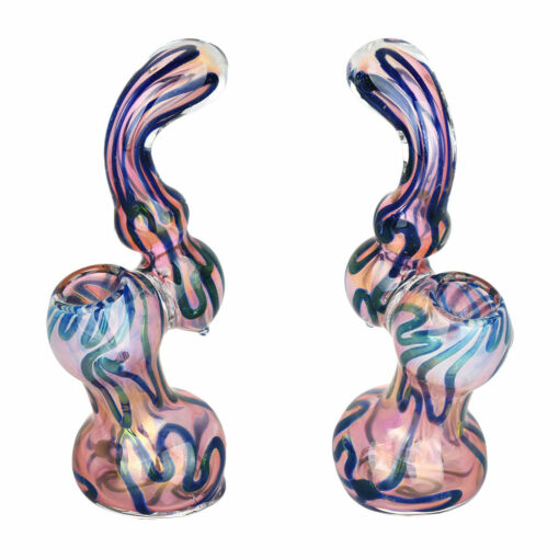 Shop DNA Twist Gold Fumed Sherlock Bubbler - 5.5" in australian