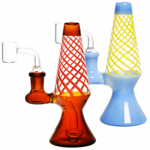 Shop Pulsar Lava Lamp Rig - 6" / 14mm F / Colors Vary in australian