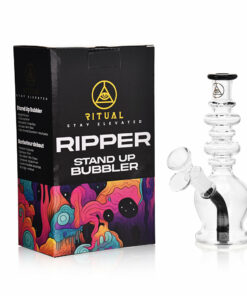 Shop Ritual Smoke - Ripper Bubbler - Black in australian