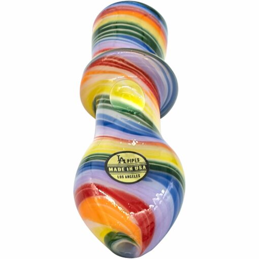 Shop LA Pipes "Rainbow Tornado" Chillum Pipe in australian