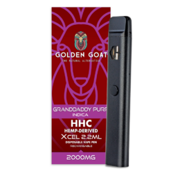 Shop HHC Vape Device, 2000mg, Rechargeable/Disposable - Grand Daddy Purp in australian