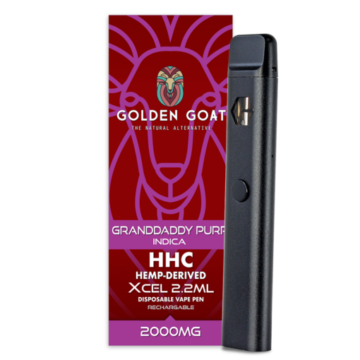 Shop HHC Vape Device, 2000mg, Rechargeable/Disposable - Grand Daddy Purp in australian