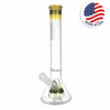 Shop Phoenix Rising Silver Fumed Pyramid Beaker Water Pipe - 16"/14mm F in australian