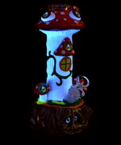 Shop Pulsar Shroom House Beaker Water Pipe -10.25"/ 14mm F in australian