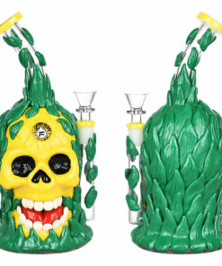 Shop Pulsar Skull Pineapple Water Pipe - 10"/14mm F in australian