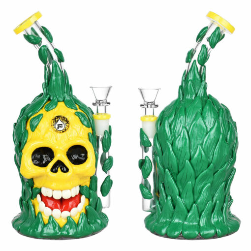 Shop Pulsar Skull Pineapple Water Pipe - 10"/14mm F in australian