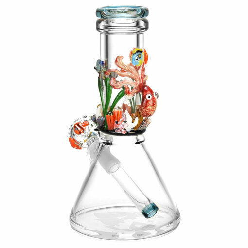 Shop Empire Glassworks Baby Beaker Water Pipe - 8"/14mm F/Under the Sea in australian