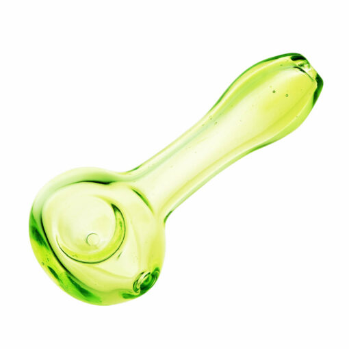 Shop Translucent Spring Green Spoon Pipe - 4.25" in australian