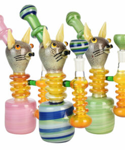 Shop Dazed Cat Water Pipe - 10"/14mm F/Colors Vary in australian