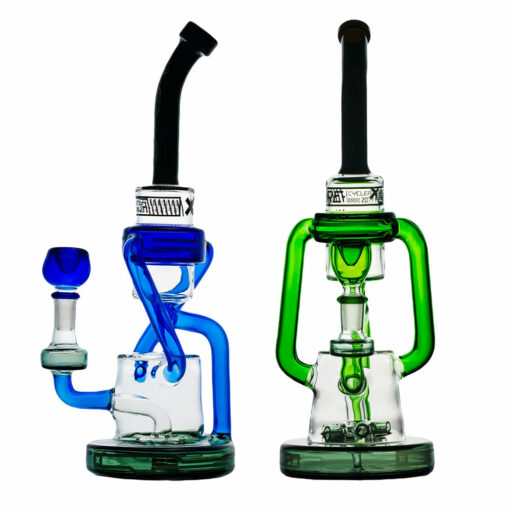 Shop Hemper Cyberpunk Recycler XL Water Pipe - 12" / 14mm F / Colors Vary in australian