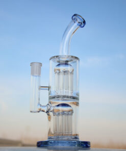 Shop Glass Straight Water Pipe w/ Dual Arm Percolators 10.6