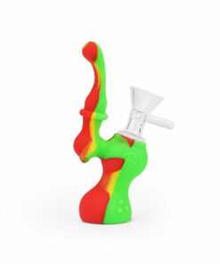 Shop Ritual - 5'' Silicone Upright Bubbler - Rasta in australian