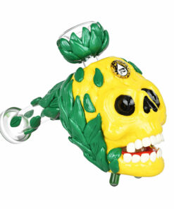 Shop Pulsar Trippy Pineapple Bubbler Pipe - 8" / 19mm F in australian