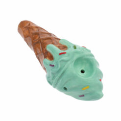 Shop Wacky Bowlz Ice Cream Ceramic Hand Pipe | 4.5" in australian