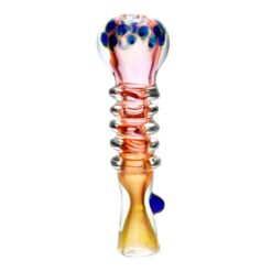 Shop Gold Fume Banded Chillum Pipe in australian