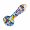 Shop Splatter Frit Glass Spoon Pipe in australian