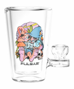 Shop Pulsar Design Series x Drinkable Series Glass Tumbler Pipe | 250mL | 5