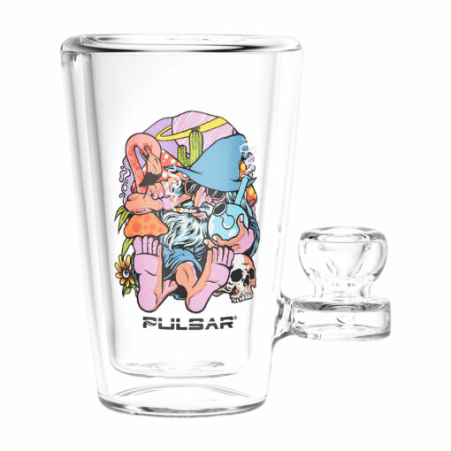 Shop Pulsar Design Series x Drinkable Series Glass Tumbler Pipe | 250mL | 5" in australian