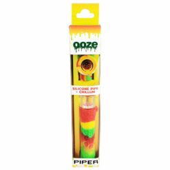 Shop Ooze Piper 2-in-1 Silicone Pipe + Chillum - Asst - 12PC DISP in australian