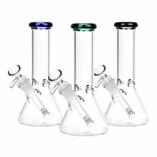 Shop Classic Glass Beaker Light Water Pipe | 14mm F | Colors Vary in australian