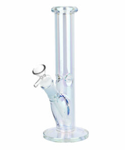 Shop Infinite Splendor Glass Straight Tube Water Pipe - 9.75" / 14mm F / Colors Vary in australian