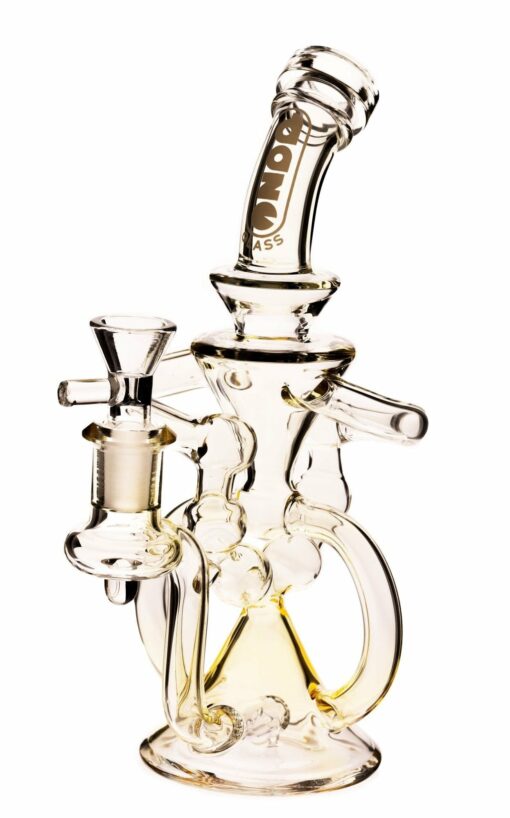 Shop Daze Glass - 9" Fumed Glass Water Pipe Recycler w/ Perc in australian