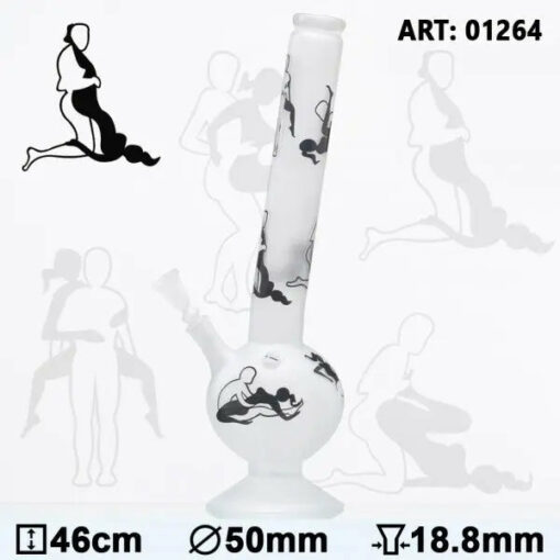 Shop Kamasutra | 18" Bouncer Hangover Glass Water Pipe in australian