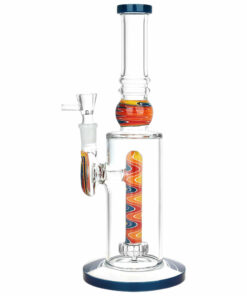 Shop Ascension Wig Wag Glass Water Pipe - 11" / 14mm F / Colors Vary in australian