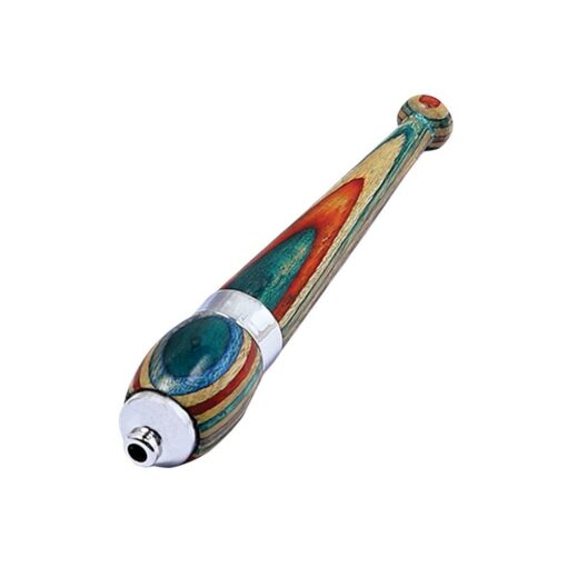 Shop Rainbow Wood Zeppelin One Hitter Pipe in australian