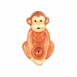 Shop Wacky Bowlz Monkey Ceramic Hand Pipe | 4" in australian