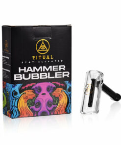 Shop Ritual Smoke - Hammer Bubbler - Black in australian