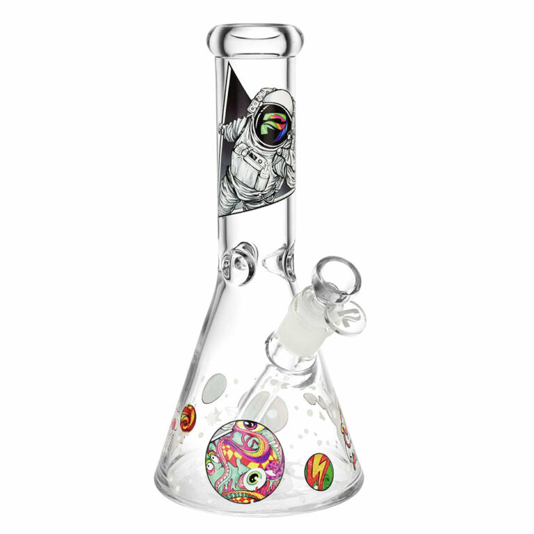 Shop Pulsar Full Wrapped Beaker Water Pipe -10.5"/14mm F/Psychedelic Spaceman in australian