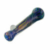 Shop Multicolor Borosilicate Glass Chillum w/ Twists in australian