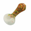 Shop Rasta Color Frit Glass Spoon Pipe in australian