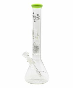 Shop Envy Glass 16in Beaker Bong w/10 Arm Perc - Milky Slyme in australian