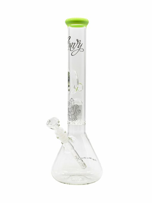 Shop Envy Glass 16in Beaker Bong w/10 Arm Perc - Milky Slyme in australian