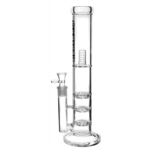 Shop Pulsar Triple Perc Straight Tube Bong in australian