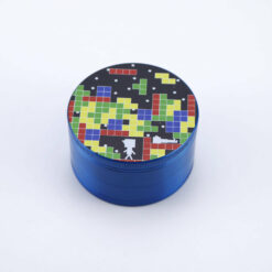 Shop 4 Piece Tetris Design Zinc Alloy Metal Grinder in australian