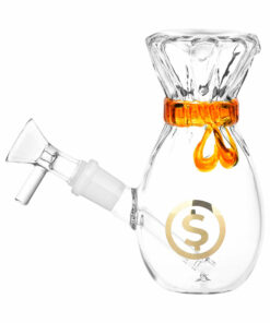 Shop Money Bag Glass Bubbler - 5" / 14mm F in australian