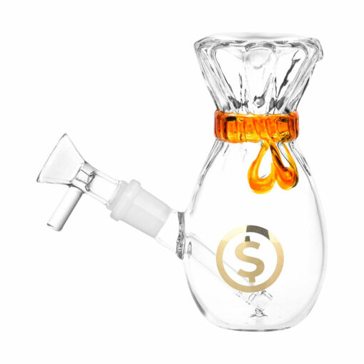 Shop Money Bag Glass Bubbler - 5" / 14mm F in australian