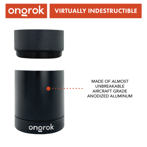 Shop Ongrok Aluminum Metal Storage Jar in australian