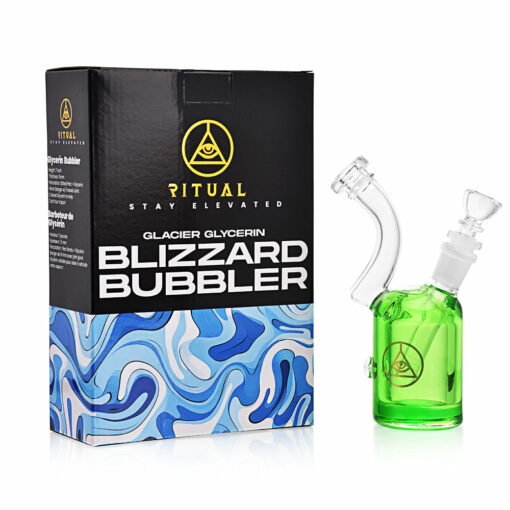 Shop Ritual Smoke - Blizzard Bubbler - Green in australian