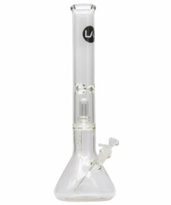 Shop LA Pipes Thick Glass Beaker Showerhead Perc Bong in australian