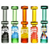 Shop Pulsar Stacked Trippy Chillum - 3.25" / Colors Vary in australian