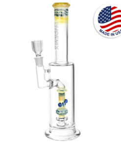 Shop Phoenix Rising Inline Baby Perc Water Pipe - 14.5"/19mm F in australian