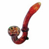 Shop Multi-color Frit Glass Sherlock Pipe in australian