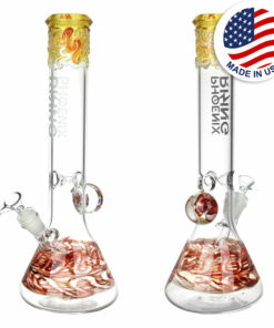 Shop Phoenix Rising Towering Beaker Water Pipe - 16.5"/19mm F in australian